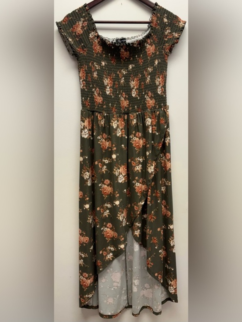 New!  4 for $25 🌿 Lily Morgan Floral High-Low Dress – Size XL 🌿